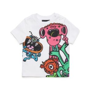 Dsquared2 babies little monsters print tee